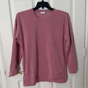 Mauve Crewneck Pullover Sweatshirt sage size small oversized super soft material